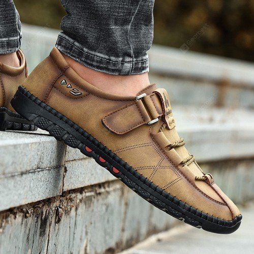 22 Four Seasons Handmade Large Size Men's Breathable Soft Shoes