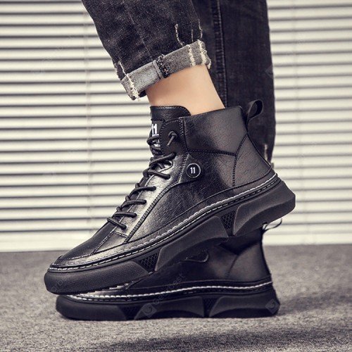 22 Men Boots Fashion Casual High Top Shoes British Sports Shoes
